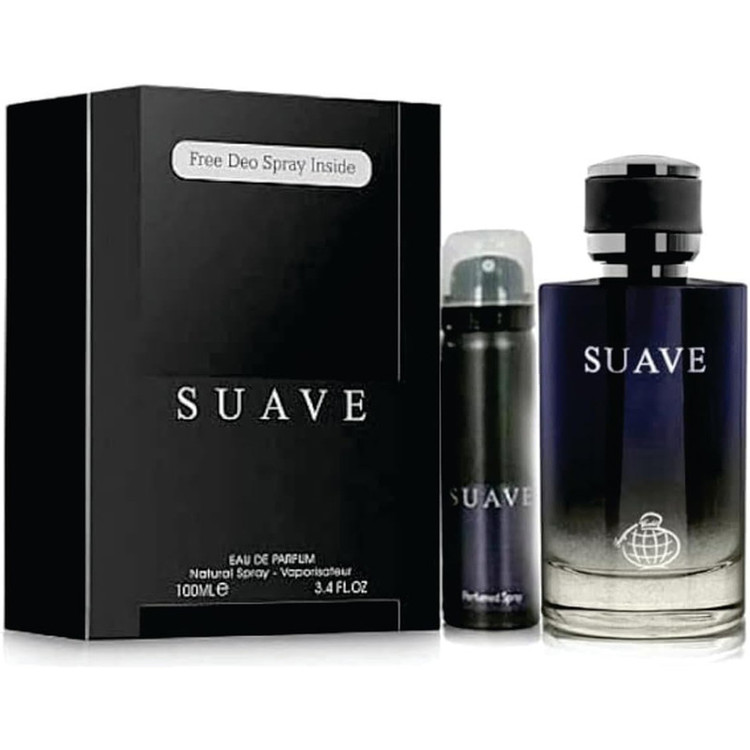 ادو پرفیوم مردانه فراگرنس ورد مدل Suave حجم 100 میلی لیتر به همراه اسپری فراگرنس مدل Suave حجم 75 میلی لیتر