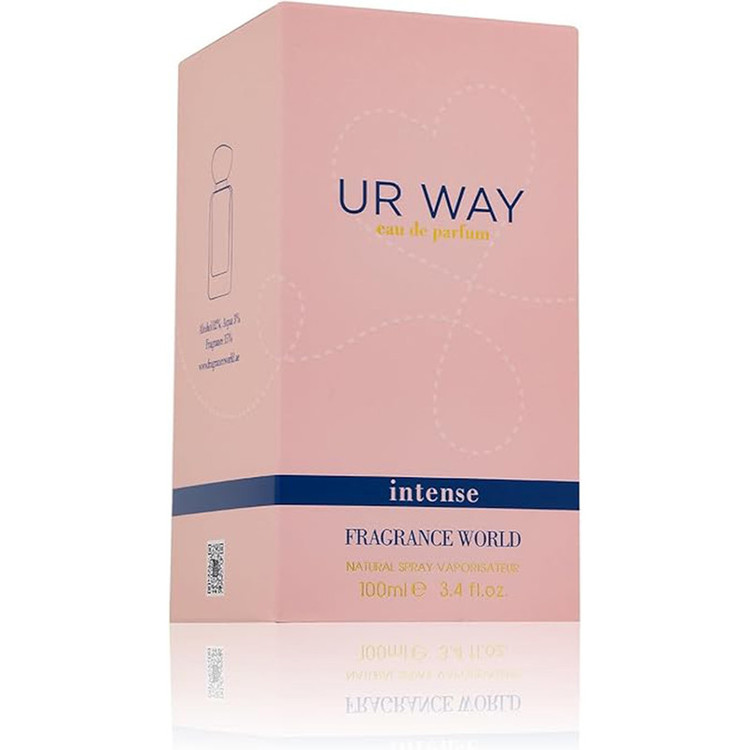 ادو پرفیوم زنانه فراگرنس ورد مدل UR WAY حجم 100 میلی لیتر